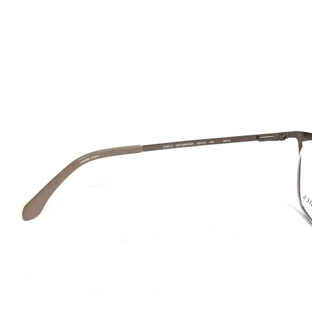 Draper James Eyeglasses Frames DJ5013 201 BROWN Cat Eye Semi Rim 50-19-140